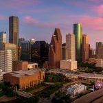 Houston Skyline Sunset
