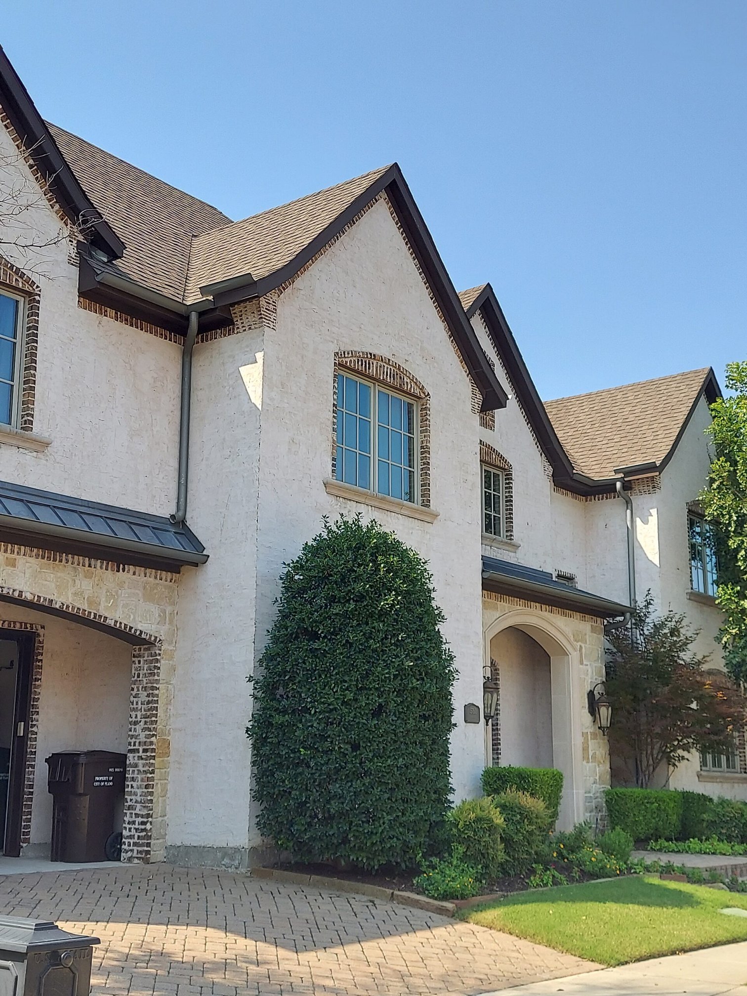 Brick Home With Slurry