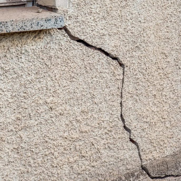 Damaged Stucco Damaged Stucco